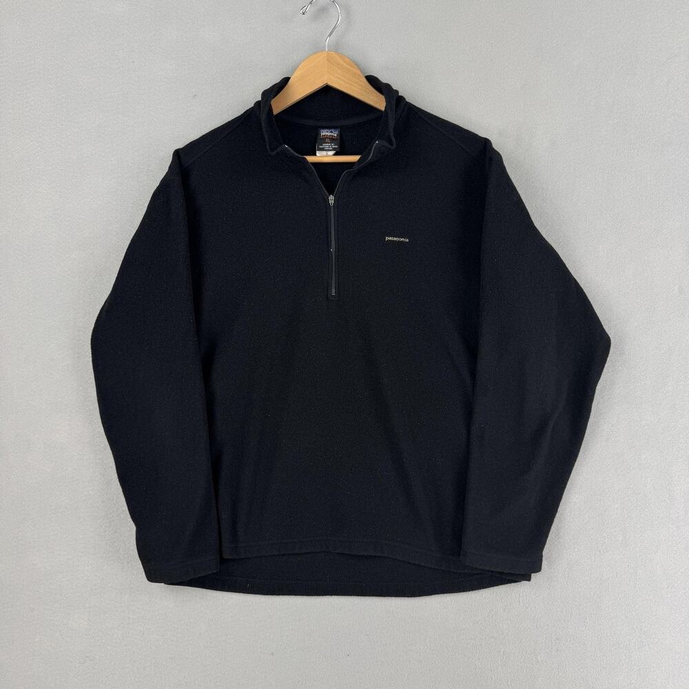 Patagonia Black Half-Zip Fleece Pullover